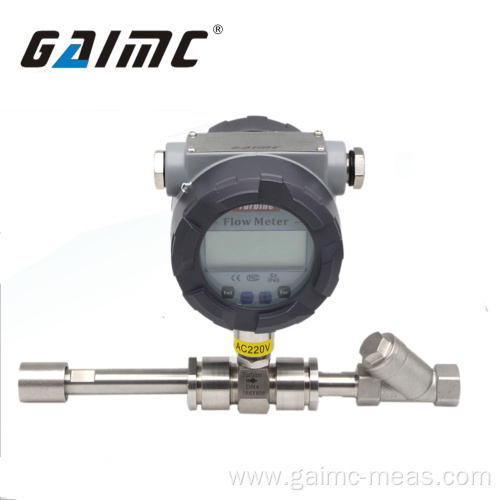 Liquid control diesel hydraulic oil turbine flow meter